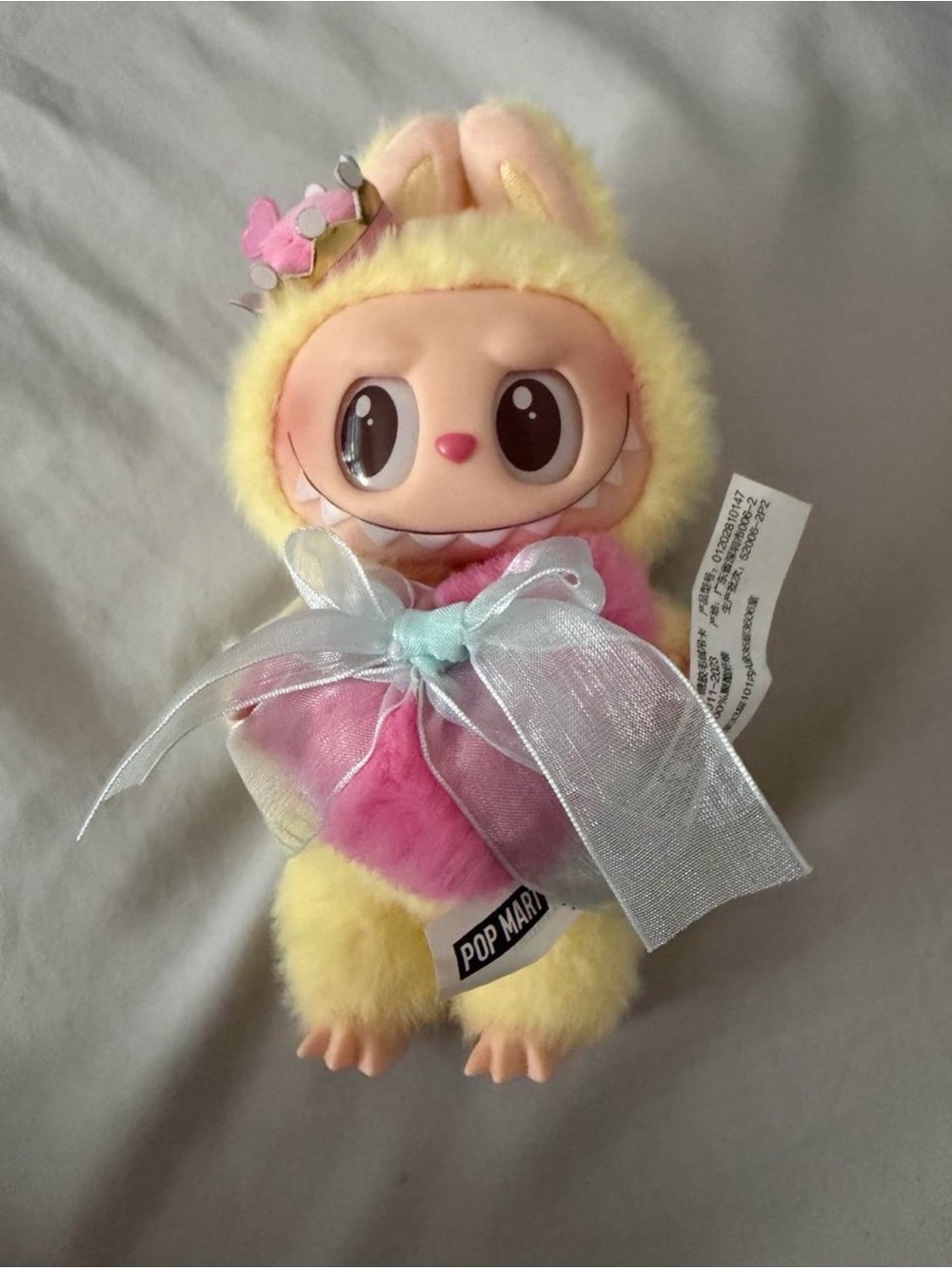 POP MART The Monsters Labubu Let’s Checkmate Queen Vinyl Plush Pendant